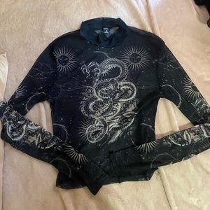 Urban Outfitters Mesh Long Sleeve